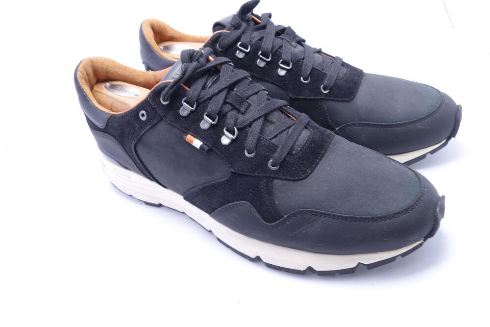 Allen Edmonds Canyon Shoes Mens Size 13 Black Leather Walking Sneakers 4703
